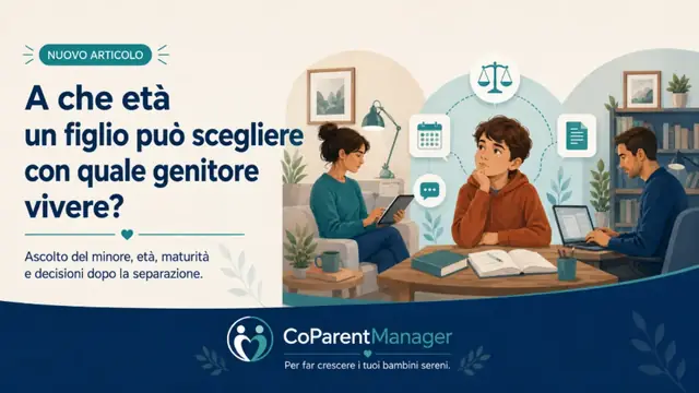 luca pensieroso sulla scelta i genitori nelle loro rispettive nuove abitazioni
